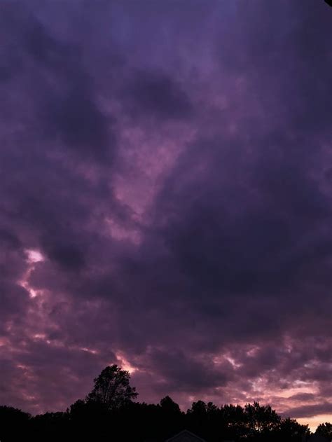 Purple Sky at Sunset