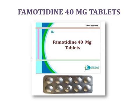 Famotidine 40 Mg Tablets General Medicines at Best Price in Ankleshwar ...