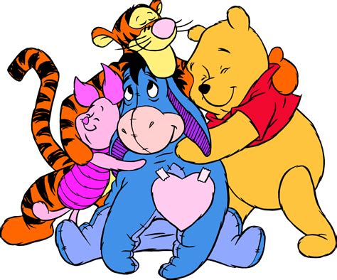 Winnie Pooh Characters As An Illustration Free Image Download