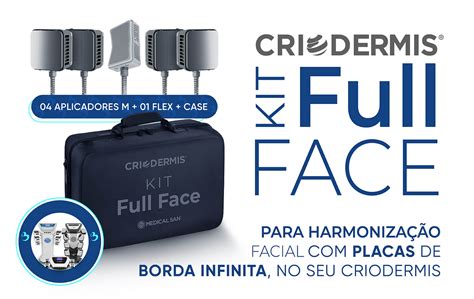 Kit Full Face Para As Todas Vers Es Do Criodermis Medical San Bcmed