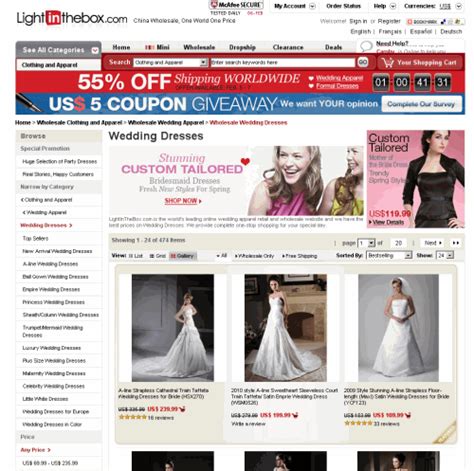 Lightinthebox Wedding Dresses ‹ Danviews.com