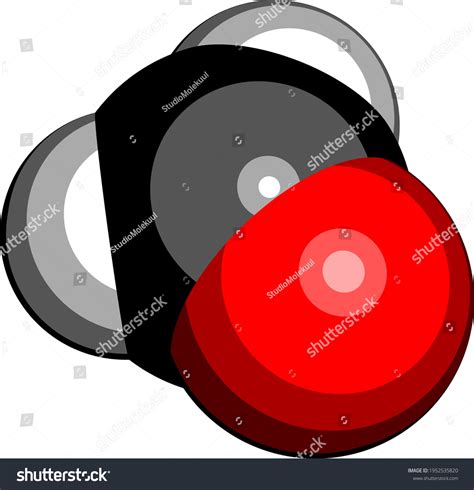 Formaldehyde Methanal Molecule Important Indoor Pollutant Stock Vector Royalty Free 1952535820