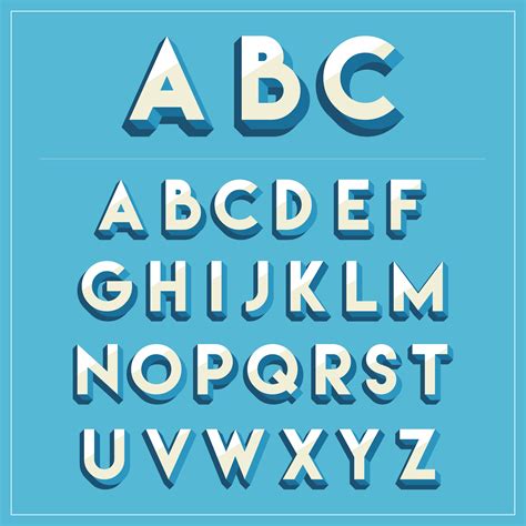 3d Fonts Free Vector Art 3813 Free Downloads