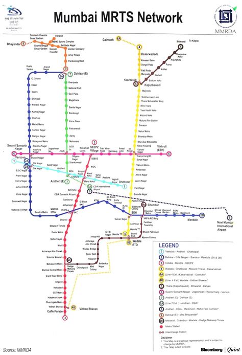 Mumbai Metro Line Map