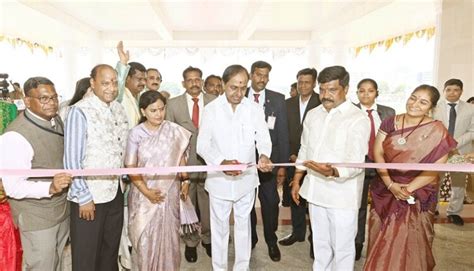 Telangana Cm Kcr Inaugurates Dr B R Ambedkar Telangana State