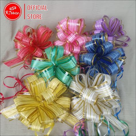 Jual Pita Tarik Pom 32mm Motif Matte Organdi RIBBON 32 Mm RMB Shopee