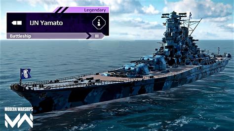 IJN Yamato Slow But Very Powerful Legendary Battleship Gameplay Modern