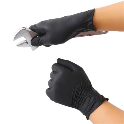 Gant ménage vaisselle 20 50 100 pièces gants en Nitrile jetables