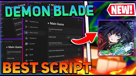 Demon Blade Script Gui Hack Auto Quest Auto Farm Inf Spins And