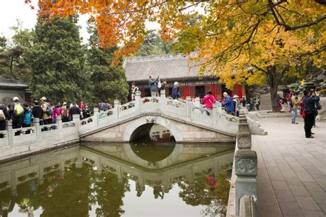 China Asia Beijing The Fragrant Hill Park Editorial Stock Photo