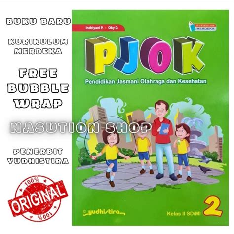 Jual Buku PJOK Kelas 1 2 3 4 5 6 SD Yudhistira Kurikulum Merdeka