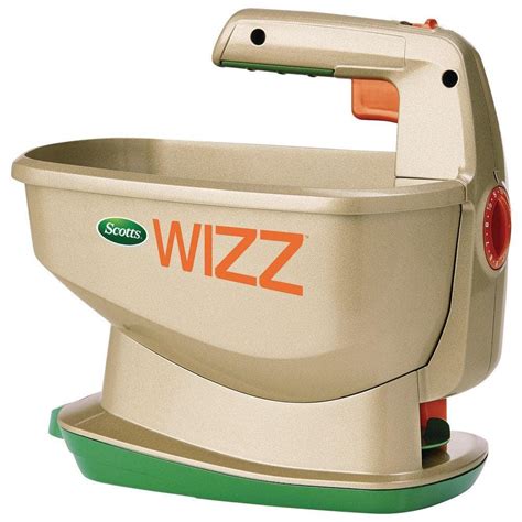 Reviews For Scotts Wizz Spreader Holds Up To 2500 Sq Ft Of Product Handheld Spreader For