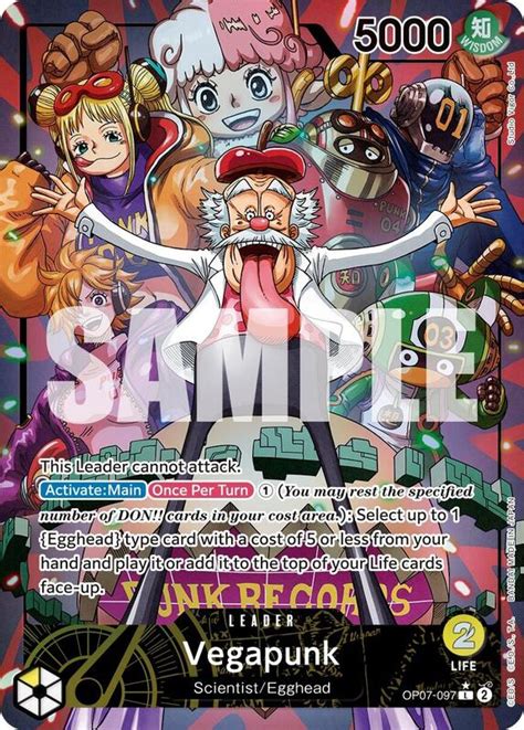 Vegapunk Parallel 500 Years In The Future One Piece Card Game