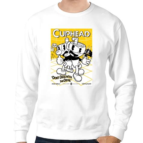 Cuphead Dont Deal With The Devil Poster Sweatshirts Sold By Aundrea Noteworthy Sku 877338