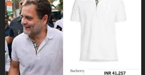 Rahul Gandhis Burberry T Shirt And The Story Behind Britains Iconic