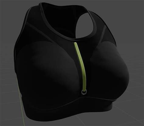 Sport Bra 3d Model Cgtrader