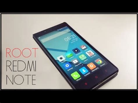 How To Root Or Unroot Xiaomi Redmi Note No Loss Of Data YouTube