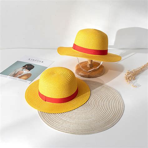 Chapeau De Paille Luffy Avec Ficelle One Piece Mugiwara