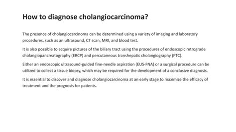 Understanding Bile Ducts Cancer Cholangiocarcinoma Pdf