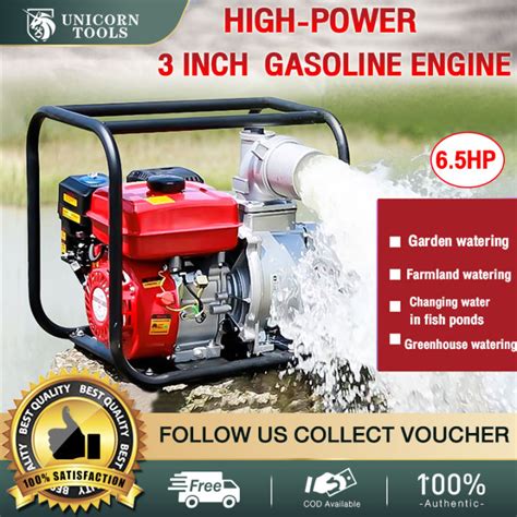 Unicorn Hp Inch Gasoline Water Pump Stroke Gasoline Engine Pump