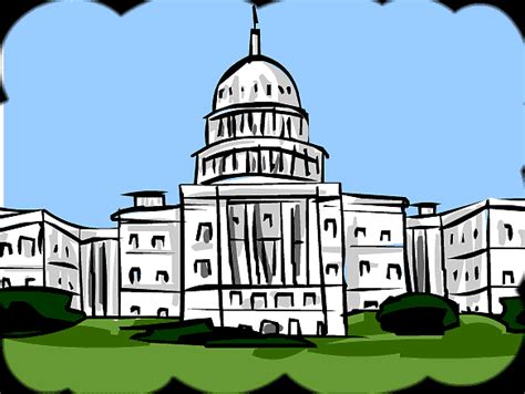 Washington Dc Federal Government Clip Art Watercolor Clip Art Library