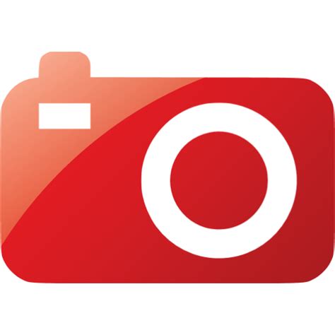 Web 2 Ruby Red Compact Camera Icon Free Web 2 Ruby Red Camera Icons