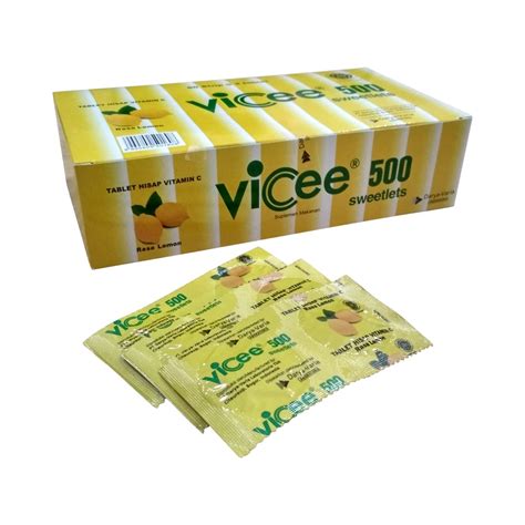 jual vicee lemon  strip isi  tablet shopee indonesia