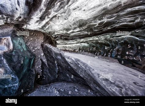 Iceland, ice cave, winter in Iceland, Crystal ice cave Stock Photo - Alamy