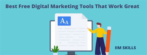 Best Free Digital Marketing Tools That Work Great