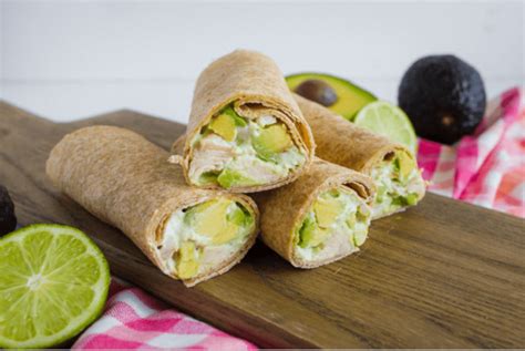 Avocado Chicken Wraps