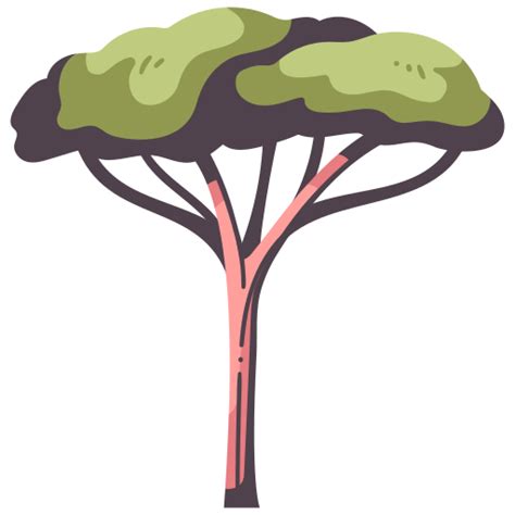 Tree Maxicons Flat Icon