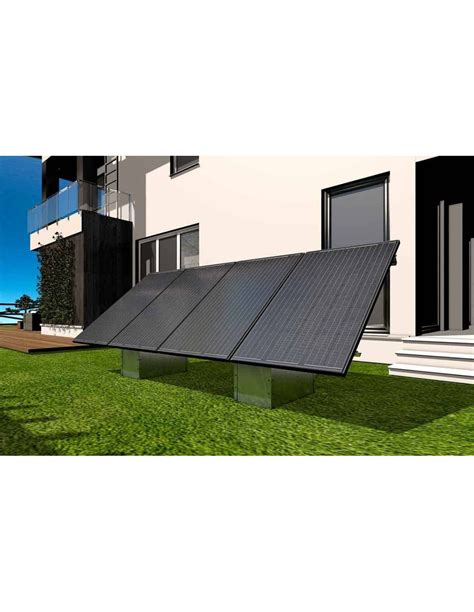 Kit De Fixation Au Sol Pour 6 Panneaux Solaires GSE Solatek