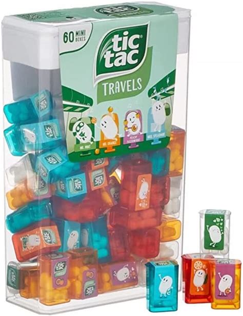 Tic Tac Travels Caramelle Confetti Menta E Frutta Confezioni Piccole 60