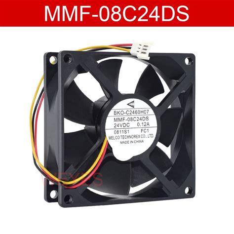 Genuine For Melco MMF 08C24DS Server Cooler Fan 24VDC 0 12A 80x80x25mm