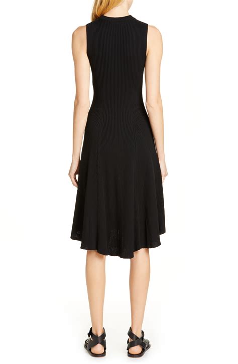 Polo Ralph Lauren Ribbed Knit Dress In Black Lyst