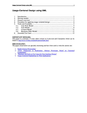 Fillable Online Dtic Upf Usage Centered Design Using UML DTIC Dtic