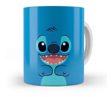 Caneca Personalizada Stitch Lilo Rosto Disney Branca Mercadolivre