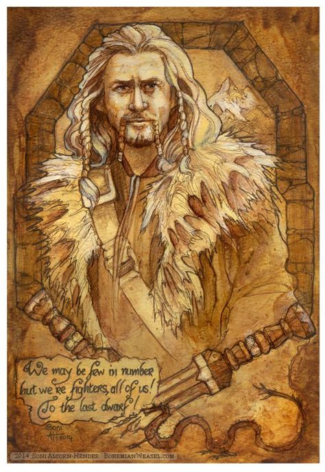 Fili By Soni Alcorn Hender ©2014 The Hobbit Movies The Hobbit Tolkien