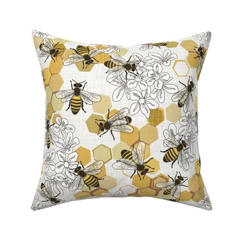 Endangered Species Throw Pillow Save The Honey Bees By Etsy Throw