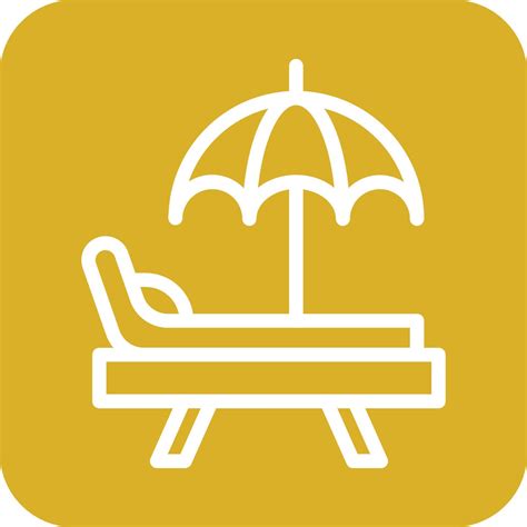 Beach Chair Icon Vector Design 22838837 Vector Art At Vecteezy