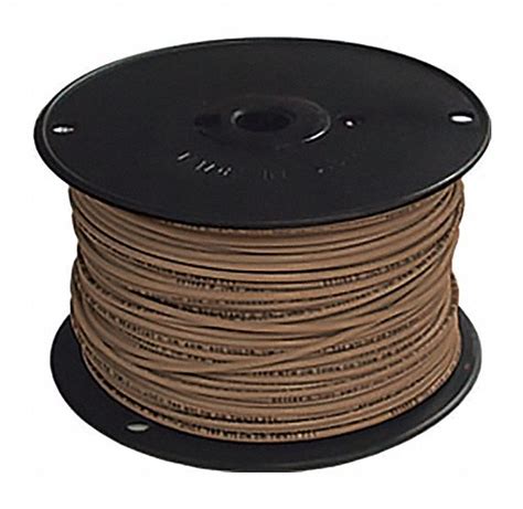 SOUTHWIRE Building Wire 14 AWG Wire Size 1 Conductors Brown 500 Ft