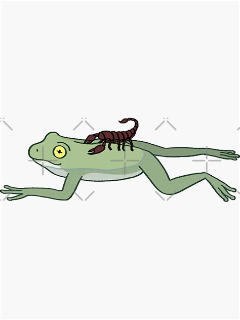 Scorpion And The Frog Meme Sticker By Altohombre Redbubble