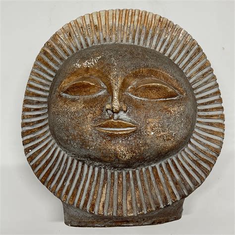 Paul Bellardo Sun Bust Sculpture For Austin Productions Inc Usa 1968 At 1stdibs