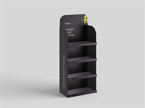 Free Products Display Stand Mockup Psd Psfiles