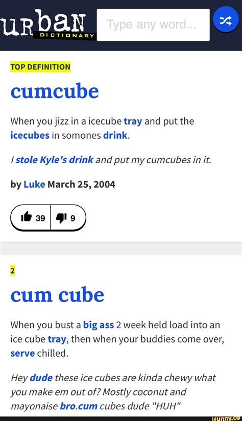 Cum Ice Cube Telegraph