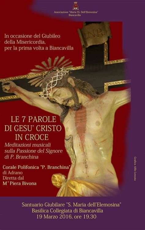 Le Parole Di Ges Cristo In Croce Mater Misericordiae