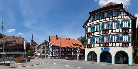 Schiltach - Baden-Württemberg, Germany | The Town Bridge, Schiltach ...