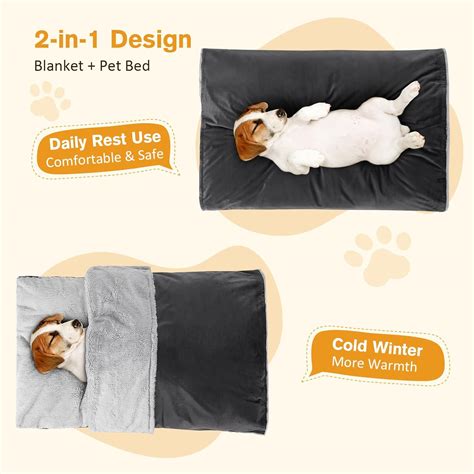 Pecute Cama Autocalentable Para Perros Y Gatos Cama Extragrande De