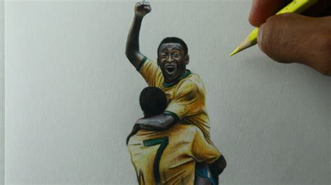 Como desenhar o Pelé em comemoração YouTube