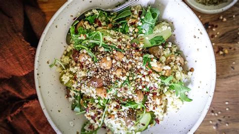 Fusilli Con Gamberi E Zucchine Su Crema Di Ceci Cerreto Organic